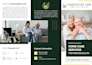 create modern flyer, bifold trifold brochure, poster design